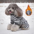thumbnail image 1 of SIfdSeng Dog Shirts for Medium Dogs Boy Funny Four Seasons Pet Clothes Warm Pajamas Cotton Soft and Comfortable Simple Striped Colorblocking Design Dog Clothes Medium Sized Dog Pet Clothes for Cats, 1 of 8