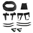 thumbnail image 3 of Ensemble de 12 Bandes de Résistance avec Sangles d'Étirement, 4 Bandes de Résistance, Ceinture de Taille Ajustable, /poignet, Poignées d'Ancre de Porte avec Sac de Rangement - 25 Lb, 3 of 8