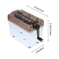 thumbnail image 2 of Estbridge Desktop Paper Shredder Manual Document Cutter for Home School Office Black, 2 of 8