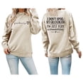 thumbnail image 1 of Huaizzzy Chandail de Mode d'Hiver pour Femmes, Imprimé Festif de Noël, Haut à Col Rond, Chandails et Robes Ajustés pour Femmes avec Cardigan Assorti, Hauts Décontractés et Chauds pour Femmes, Chandail pour Femmes, Chandail à Capuchon à Rayures Colorées pour Femmes, 1 of 4