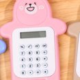thumbnail image 4 of Cute Caculatators Caculatator Student Calculator Portable Calculator Mini Calculator Portable Calculator Cute Bear Style 8 Digit Calculator Mini Cartoon Calculator For Girl, 4 of 5