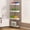 White, variant on 4 Tier Kitchen Shelving with Wheels Unit, Narrow Space Storage Rack Multi Tier Living Room and Bathroom Organizer