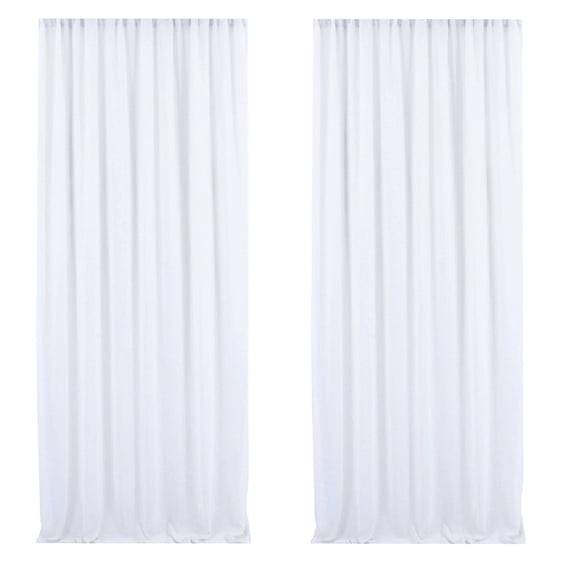 2pcs Simple Wedding Party Draperies Stage Draperies Engagement Party Draperies