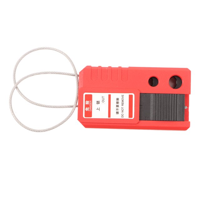 Verrouillage de verrouillage de Câble, Isolation Électrique Anti-Impact en Acier Inoxydable Robuste Réglable pour l'Entretien d'Arrêt
