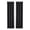 Black, variant on Maplenight Blackout Curtains 63 Inch Long for Bedroom and Living Room Light Blocking, Energy Efficient, Noise Reducing, Scandinavian Style with Teal Border 1 Panel Pink