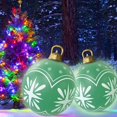 thumbnail image 3 of 60cm Inflatable Christmas Ball with Light Glow Giant Atmosphere Ball Home Garden, 3 of 8