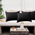 thumbnail image 4 of Outdoor Waterproof Rectangle Pillow Cover Modern Solid Color Cushion Backrest Pillow Cover For Patio Furniture, 4 of 8