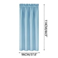 thumbnail image 3 of Avdolw Solid Color Silk Curtains - Heat Insulating, Energy Saving, Darkening & Noise Reducing for Bedroom & Kitchen, Easy Install, 3 of 3