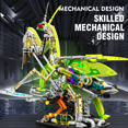 thumbnail image 3 of Adults Building Set Animal Mechanical Mantis Building Block Kit, 999Pieces Micro Bricks Educational Construction Toy for Collection & Kids Gifts, 3 of 6