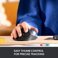 thumbnail image 3 of FYBTO ERGO M575 Wireless Trackball Mouse, Easy thumb control, Precision and smooth tracking, Ergonomic comfort design, Windows/Mac, Bluetooth, USB - Graphite, 3 of 6