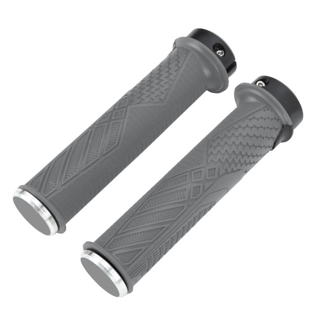 Poignées de Guidon de Vélo, Absorption des Chocs, Design de Texture Antidérapant pour Vélo Noir, Rouge, Vert, Bleu, Gris