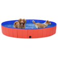 thumbnail image 2 of vidaXL Foldable Dog Swimming Pool Red 200x30 cm PVC, 2 of 5