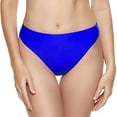 thumbnail image 1 of B91xZ Womens High Waisted Bikini Bottom Retro Ruched Swim Short Shirred Tankinis Brief,Blue XL, 1 of 4