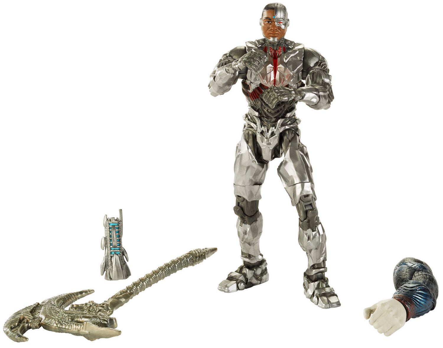 Multivers de DC Comics – Justice League – Figurine de 15 cm (6 po) – Cyborg