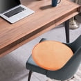thumbnail image 4 of Aodebiao Solid Wood Round Stool Chair Cushion – Memory Foam Enhanced Ergonomic Design, Flock Material Multi-Purpose Floor Cushion for Home & Office (1-Pack), 4 of 6