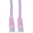 thumbnail image 1 of Cat6 Pink Ethernet Patch Cable  Snagless Molded Boot  5 foot, 1 of 1
