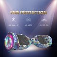 thumbnail image 4 of Hoverboard pour Ados et Adultes (Système hoverstar 2.0), Couleur Chrome et Design Coloré Hooverboard Haut-Parleur Bluetooth Huverboard avec Lumière LED Roues Clignotantes Trottinette Électrique Auto-Équilibrée Certifiée, 4 of 7