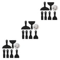 thumbnail image 2 of Langgg 6x Grattoir Multifonctionnel Léger et Flexible Spatule en Plastique Noir 3ensemble, 2 of 6