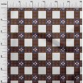 thumbnail image 2 of oneOone Georgette Viscose Fabric Check Ikat Print Fabric BTY 42 Inch Wide, 2 of 4