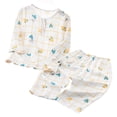 thumbnail image 2 of Tenue d'Intérieur d'Été à Manches Courtes Imprimée pour Garçons et Filles, 2 of 5