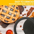 thumbnail image 3 of Gutsdoor 9.5 Inch Tart Pan Nonstick Pie, Quiche Pan with Removable Bottom Round Quiche Baking Dish Pie Pans, 3 of 7
