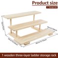 thumbnail image 3 of NUAHRHY Wood Cologne Organizer Easy to Install Versatile Perfume Display Riser Stand Sturdy Lotion Shelf Organizer Stand Practical Display Stand Riser Shelf for Makeup Jewelry, 3 of 8