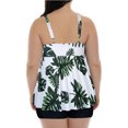 thumbnail image 4 of HAWEE Womens Plus Size Tankini Swimsuits with Shorts Two Piece Bathing Suit Floral Printed Swimwear, 4 of 4