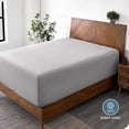 thumbnail image 3 of Bare Home Fitted Sheet - 22" Extra Deep Pocket - Premium 1800 Collection - California King, Light Gray, 3 of 7