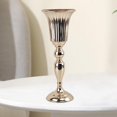 thumbnail image 2 of GROWTH TANK Vase en Métal Fleurs Pot de Fleurs Centre de Table Doré de Luxe Vases Support Rétro Hauteur 39cm, 2 of 7