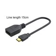 thumbnail image 4 of Mini HDMI-compatible Male to HDMI-compatible Female Converter Adapter Cable HOT, 4 of 8