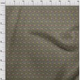thumbnail image 4 of oneOone Rayon Grayish Blue Fabric Floral Craft Projects Decor Fabric Printed By The Yard 56 Inch Wide, 4 of 5