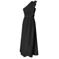 thumbnail image 5 of Wyzesi Accessoires de Robes Charleston Rouge Robe d'Été pour Femme à une Épaule à Volants Sans Manches Bohème Fluide Maxi Robes Pyjama de Noël Costume, 5 of 5