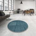 thumbnail image 3 of Ahgly Company Tapis Rectangulaire Abstrait Vert Mer Profonde, 4 Pieds x 6 Pieds, 3 of 6