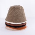 thumbnail image 3 of LinYooLi Small Bucket Hat Ladies Foldable Fashion Soft Solid Color Twill Crochet Women Girl Knit Hat Winter Thick Keep Warm, 3 of 8