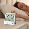 thumbnail image 2 of Fesfesfes Indoor Wall Mounted Digital Hygrometer Accurate Temperature Humidity Monitor for Home Office Greenhouse Room Humidity Gauge Meter, 2 of 5