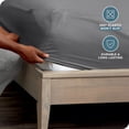 thumbnail image 4 of Bare Home Ultra-Soft Fitted Sheet - Dual Side Pockets - Premium 1800 Collection - Deep Pocket - Twin, Gray, 4 of 7