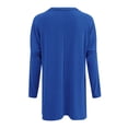 thumbnail image 4 of T-Shirts pour Femmes Décontractés Confortables Grande Chemise pour Femmes Randonnée Chemise à Manches Longues Manches Longues Col Rond Col Rond Chemises à Manches Longues pour Femmes Hauts Superposés à Manches Longues pour Femmes Hauts avec, 4 of 5
