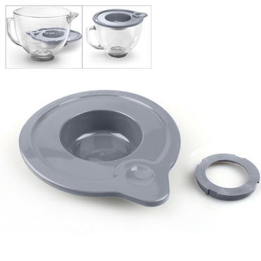 Lubelski Tilt Head Lid Sealing Cover for KitchenAid K5GB 5-Quart Mixer Glass Bowl Holder