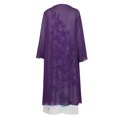thumbnail image 3 of Pisexur Robes de Printemps pour Femmes 2022, Ensemble Deux Pièces Fluide à Imprimé Floral, Robe en Chiffon Décontractée à Col Ras du Cou, Robe Maxi Sans Manches, 3 of 6