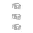 thumbnail image 4 of yingyy 1/2/3/5 Support de Baignoire de Support de Lavage Support de Rangement Durable Sans Perforation Décorations de Commodité Brosse à Dents Support Blanc 3PCS, 4 of 6