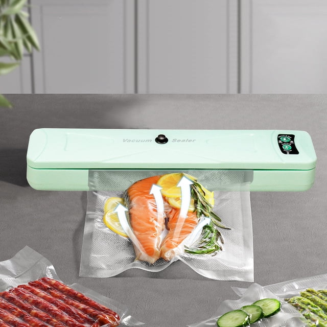 Dvkptbk Vacuum Sealer Machine Vacuum Sealer Food Protector Machine Automatic Food for Food Preservation Sealing Packing System for Fresh Food and Food Storage Small Appliances