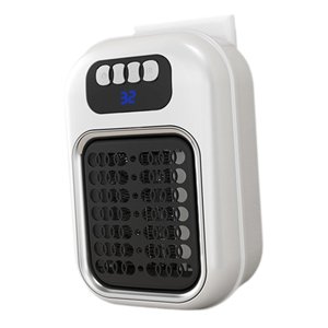 Abbracc Wall Outlet Space Heater Electric Space Heater Overheat Protection Wall Mounted White