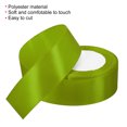 thumbnail image 3 of Unique Bargains 1.5 Inch Wide 24 Yards Satin Ribbon, Double Face Solid Crafts Roll for Party Home DIY Wrapping Decoration, Grass Green, 3 of 6