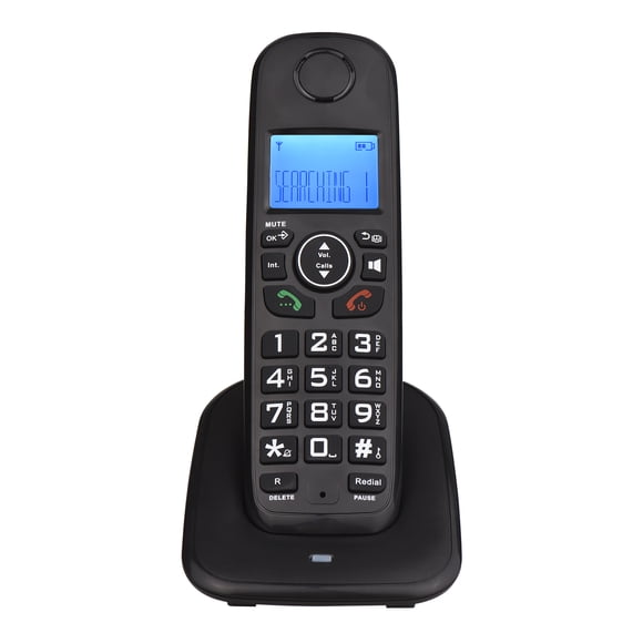 Amdohai Expandable Cordless Phone System with 3 Lines LCD Display Caller ID Support 5 Handsets