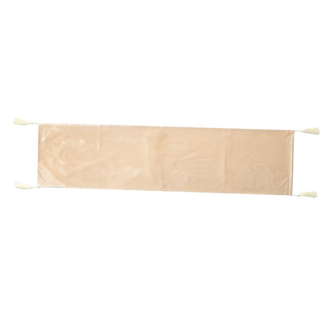 GUOOL Chemin de Lit de Luxe Foulard de Literie Protection pour Chambre d'Hôtel Beige Beige