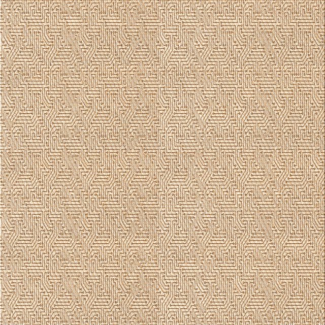 Ahgly Company Tapis d'Intérieur Lavable en Machine Carré Transitionnel Bronze Brun, 5 Pieds Carré