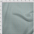 thumbnail image 4 of oneOone Viscose Chiffon Blue Fabric Asian Kilim Sewing Material Print Fabric By The Yard 42 Inch Wide, 4 of 5
