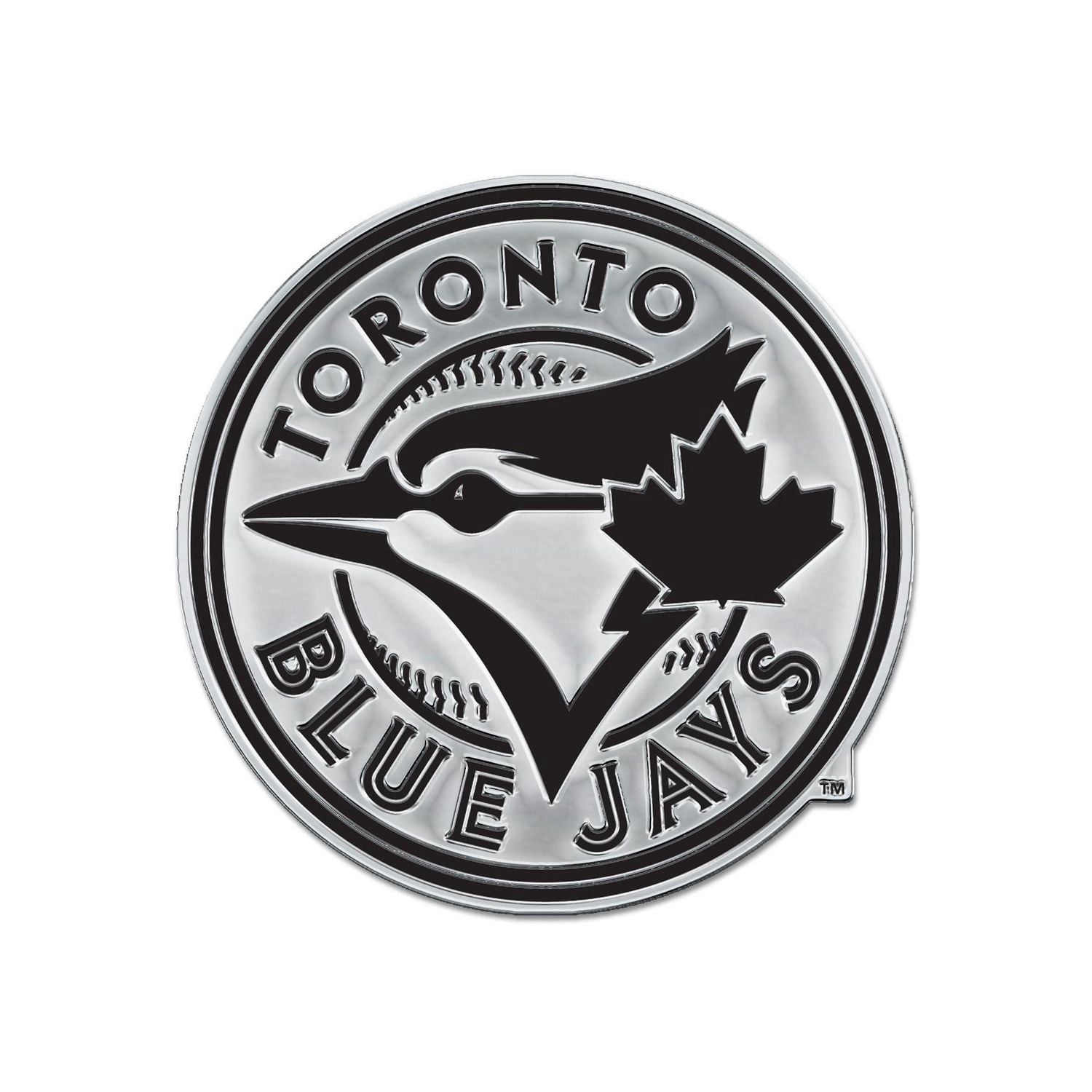 Emblème automatique de forme libre Chrome Wincraft Toronto Blue Jays