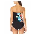 thumbnail image 2 of Anne Cole Tunnel Blouson Front Keyhole One-Piece Black 8, 2 of 2