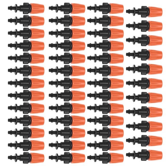 Misting Sprayer,50pcs/set Adjustable Garden Drip Sprinkler Head Misting Nozzles Highly Versatile